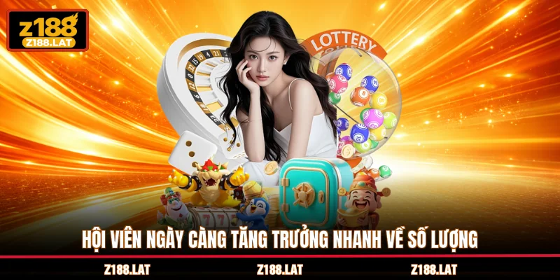 Hội viên ngày càng tăng trưởng nhanh về số lượng