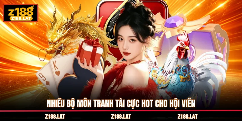 Nhiều bộ môn tranh tài cực hot cho hội viên